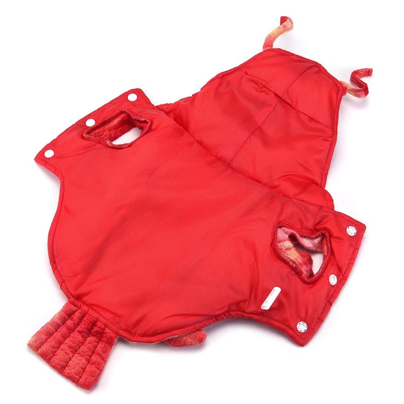 Mogoko Dog Cat Lobster Costume, Pet Halloween Cosplay Dress, Puppy Red Hoodie Warm Outfits Clothes(XL Size) - Image 5